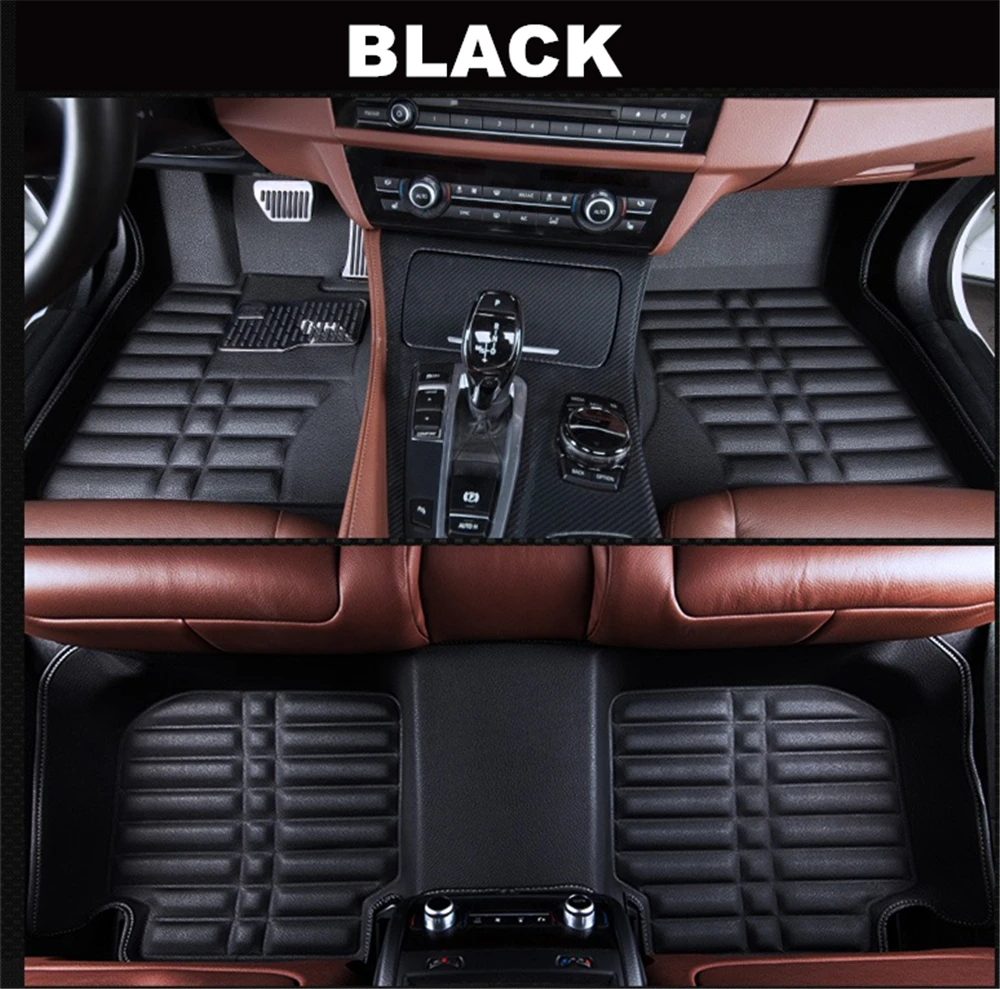 SJ 3D Waterproof Custom Car Floor Mats Front & Rear FloorLiner Styling Auto Carpet Mat Fit for Peug