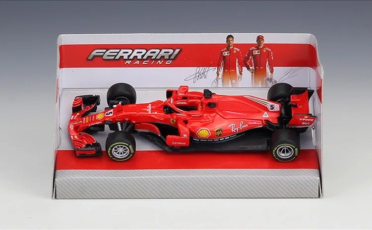 1:43 Bburago F1 и гонки SF71H SF70 SF16 S14T F21012 литья под давлением модель автомобиля