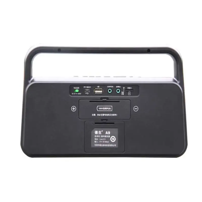 TECSUN A9 FM стерео радио прием светодиодный цифровой дисплей MP3 плеер Компьютер