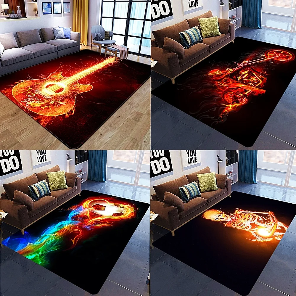 Music Large 3d Printing Carpet Antiskid Area Rugs Floor Cm AliExpress