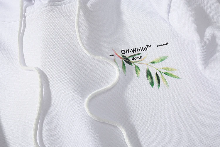 Римская Ограниченная серия arrow 19ss Off-White OW Мужская/Женская осенне-зимняя хлопковая модная повседневная свободная толстовка с капюшоном куртка с капюшоном