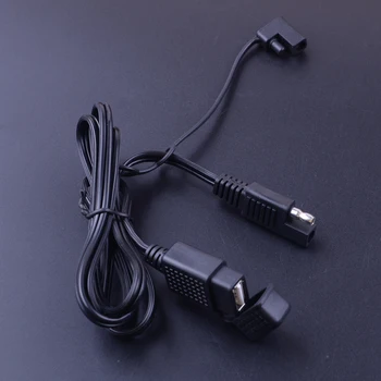 

beler Dustproof Motorcycle SAE to USB Adapter Cable with Waterproof Caps for Cell Phone Charger Accessories