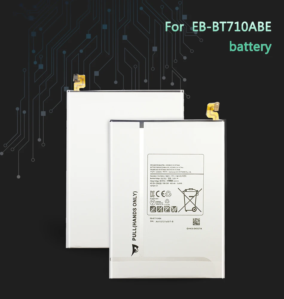 4000mAh Tablet Battery EB-BT710ABE For Samsung Galaxy Tab S2 SM T710 T715 T715C
