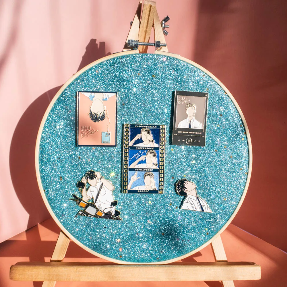 Someday or One Day Xiang Jian Ni drama Li Zi Wei Wang Quan Sheng Greg Hsu fandom enamel pins badget souvenir gift for fans | Украшения и