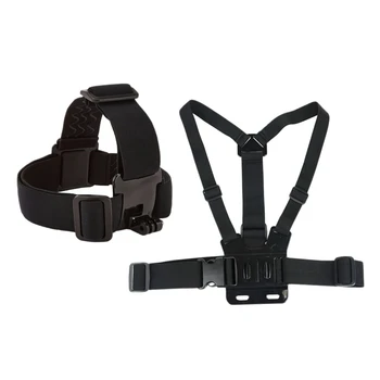 

Adjustable Chest Strap & Head Strap for Sjcam Mi Gopro Hereo Sports Action Camera