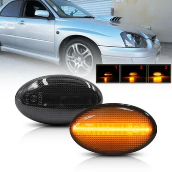 

Smoke Side Marker Light For Subaru Impreza Wrx Sti GDAGDB 02-07 Ultrasonically sealed