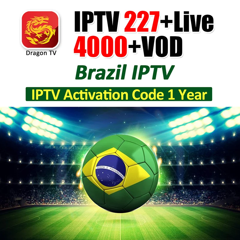 

Brazil IPTV Subscription for Android TV BOX 227 Live 4000+ VOD Channels with 4K Channels IP TV Free Trial Smart Tv IPTV