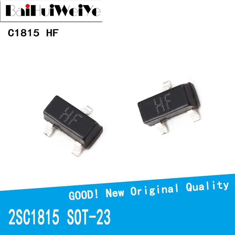 100 шт./лот 2SC1815 C1815 1815 HF SOT23 SOT-23 SOT SMD транзистор новый оригинальный чипсет хорошего