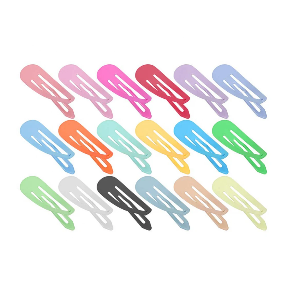 Новинка, 80 шт., 20 цветов, заколки для волос для девочек, Нескользящие металлические заколки для волос, Женская Корейская версия, милые заколки для волос ярких цветов, головные уборы