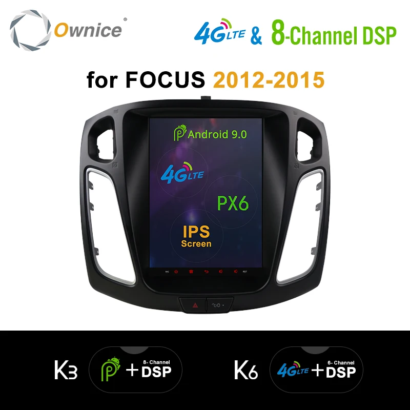 Ownice вертикальный экран PX6 8 ядер Android 10 автомобильный DVD-радио 4G DSP Автомобильный