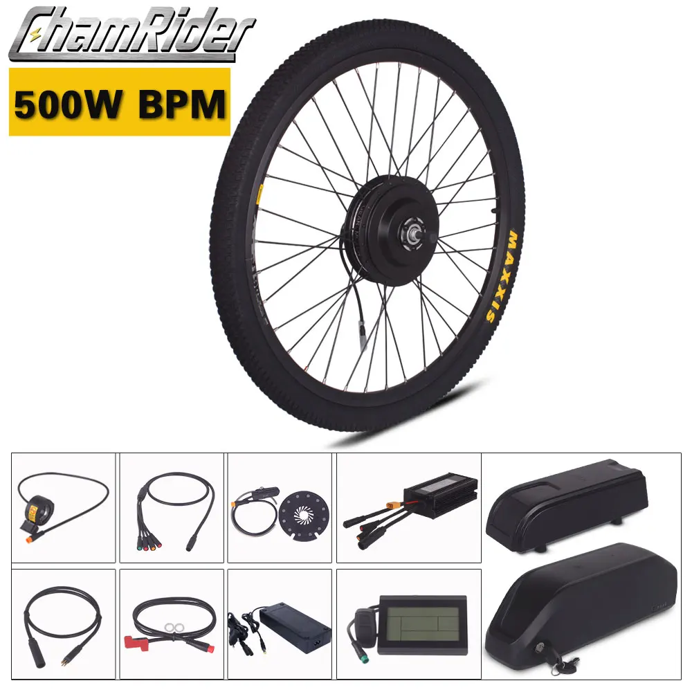 Электровелосипед Chamrider 500 Вт BPM 36 В 48 52 в 17 А · ч 20 ч|Комплект для переоборудования| |
