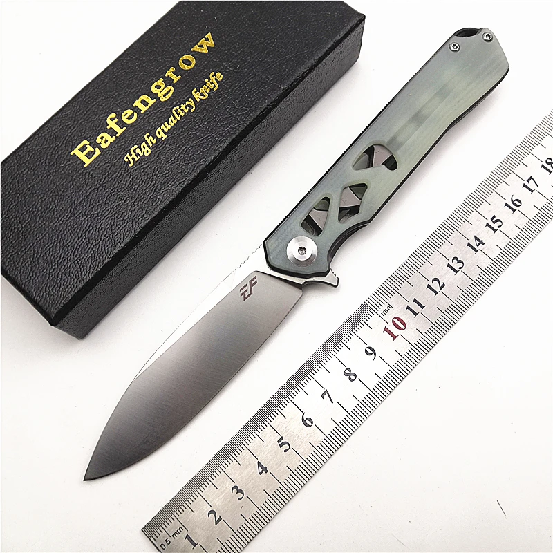 Eafengrow EF959 D2 лезвие G10 с титановой ручкой охотничий EDC Кемпинг на открытом воздухе