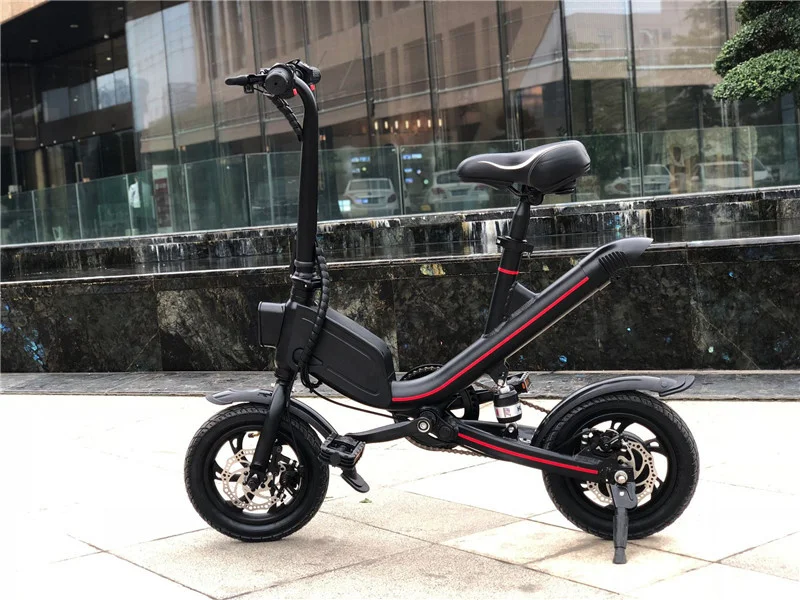 Electric Bikes Adults Two Wheels Electric Bicycle Protable 12 Inch 350W Electric Bike Mini E-Bike (16)