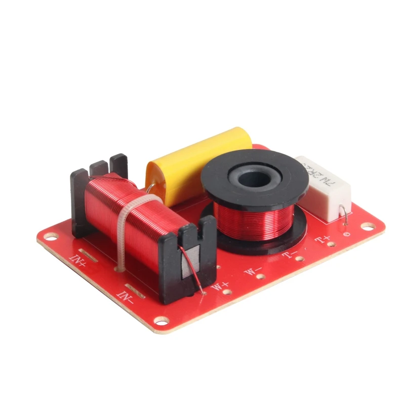 

130W Speaker Crossover 2 Way High-Low 8 Ohm Frequency Divider for 6 Inch Speaker