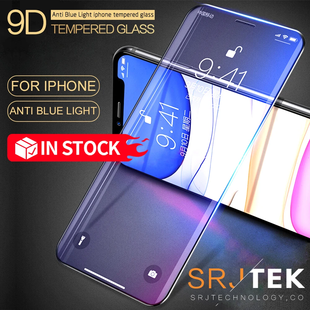 

Anti Blue Light Protective Glass For iPhone 6 6S 7 8 Plus X 11 Pro Max Glass For iPhone Xr Xs Max 11 Pro Max 11 Screen Protector