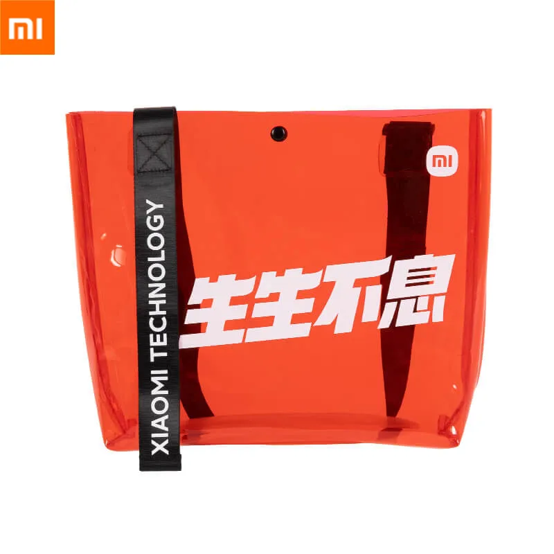 

Сумка на плечо Xiaomi Endless Jelly, модная прозрачная сумка из ПВХ с регулируемыми широкими ремнями, вместительная для мужчин и женщин