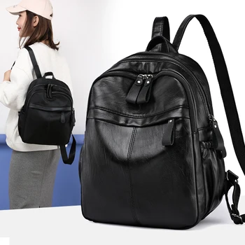 

Kmuysl new boutique backpack black backpack women's backpack luxury designer designed backpack high quality leather bag