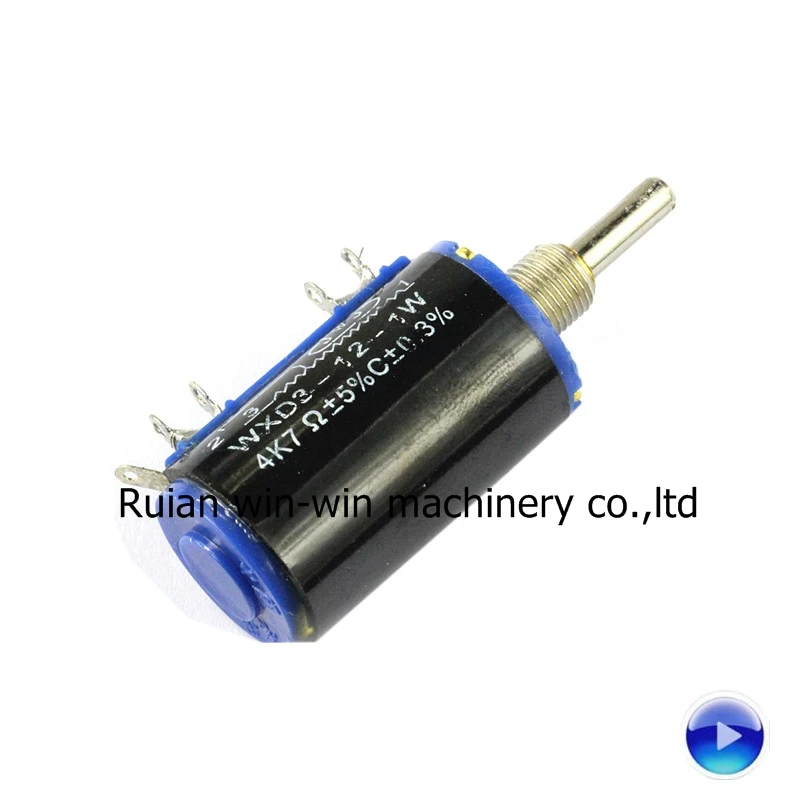 

10pcs wxd3-12-1w 4k7 jwj wirewound sliding potentiometers