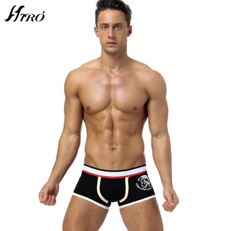 4 unids/lote Modal Boxer Sexy ropa interior Cueca ropa interior gay impresión Shorts hombre pene Hombre Ropa interior Sexy ropa interior de los hombres|men underwear|underwear mengay underpants -