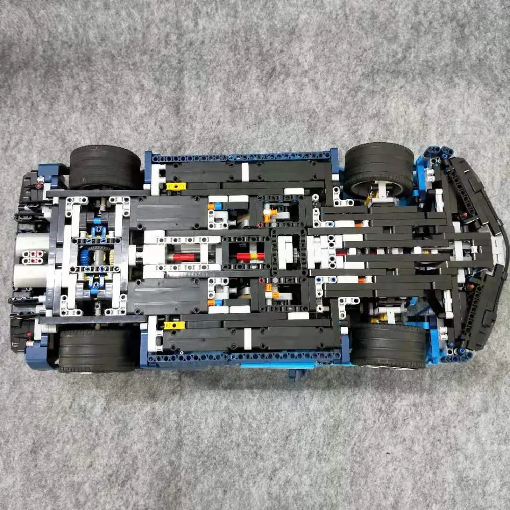 MOC 42083 Bugatti Chiron Technic гоночный автомобиль приложение RC двигатель совместимый Iegoset 20086 Кирпичи Строительные блоки игрушки рождественские подарки
