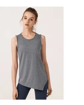 

NWT 2020 Activewear Running Workouts Clothes Open Back Yoga Tank Tops Stretch Sexy Blouse Gym Tank Sleeveless Shirts