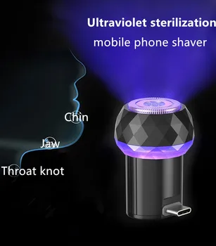 

Protable Mini Shaver USB IOS Smart phone Shaving For Men Electric Shaver Outdoor Portable Electric Shavers Safe Shaving Device
