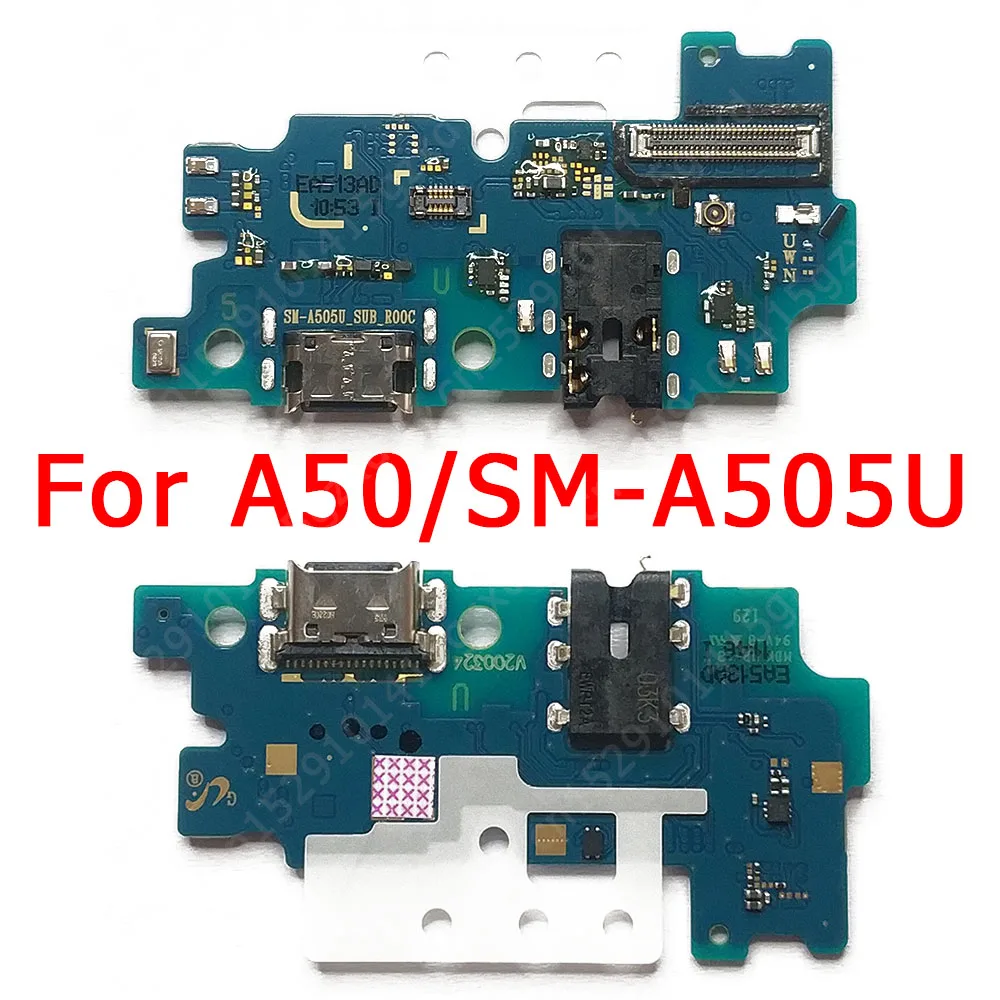 Оригинальная зарядная Плата USB для Samsung Galaxy A50 зарядный порт A505U PCB док-разъем