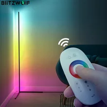 Blitzwolf BW-FLT1コーナーフロアランプrgbカラフルな照明効果68動的光モードrfスマート · リモート制御設計