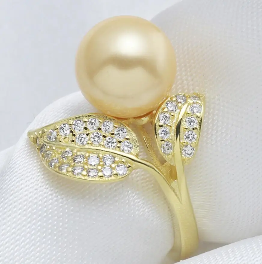 New 1107+++10mm Natural mother shell pearl ring is fashionable and sweet | Украшения и аксессуары