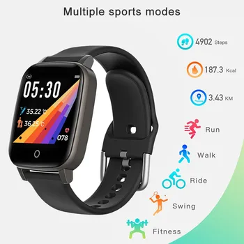 

Oximeter Temperature Smart Watch Men Women Smartwatch Fitness Bracelet Activity Tracker Waterproof Heart Rate Monitor Band