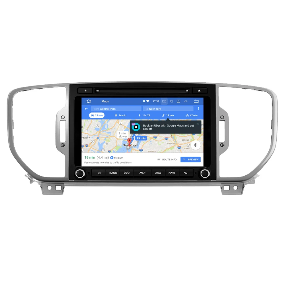 RoverOne S200 Android 8.0 Car Multimedia Player For Kia Sportage KX5 2016 Autoradio DVD Radio Stereo GPS Navigation Bluetooth | Автомобили