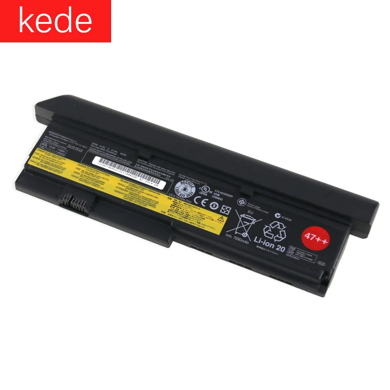Kede аккумуляторная батареядля ноутбука lenovo ThinkPad X200 X200S X201 X201I 42T4834 42T4535 42T4543 42T4650 42T4534 45N117 94Wh 9-ти жильная