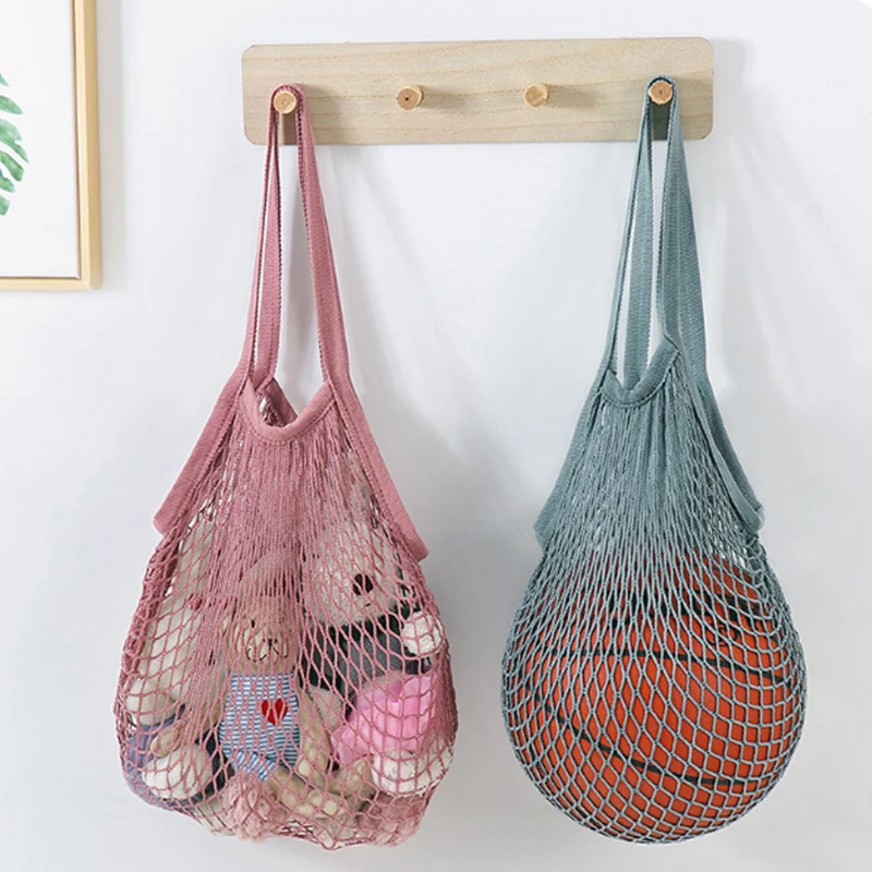 

Wardrobe Simple Mesh Net Bag String Shopping Bag Reusable Fruit Storage Totes Organizador Armario Estojo Escolar Dyson Airwrap