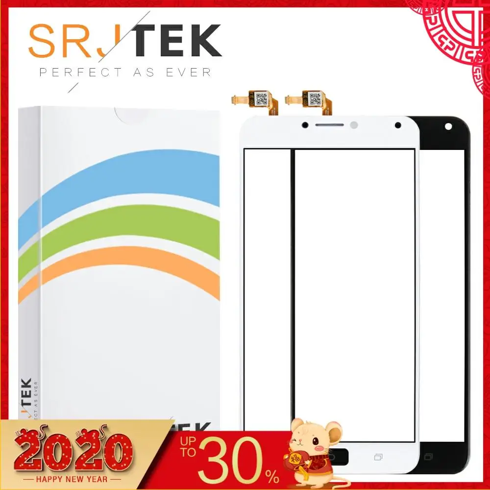 SRJTEK 5,5 дюймов ZC554KL Стекло экрана для Asus Zenfone 4 Max ZC554KL сенсорный экран X001D дигитайзер Сенсорная панель запасные части