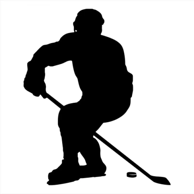 

18x16cm ice hockey Sport Lover Man Boy Stickers Car Window Glass Body Decoration Decal Accessories CL326