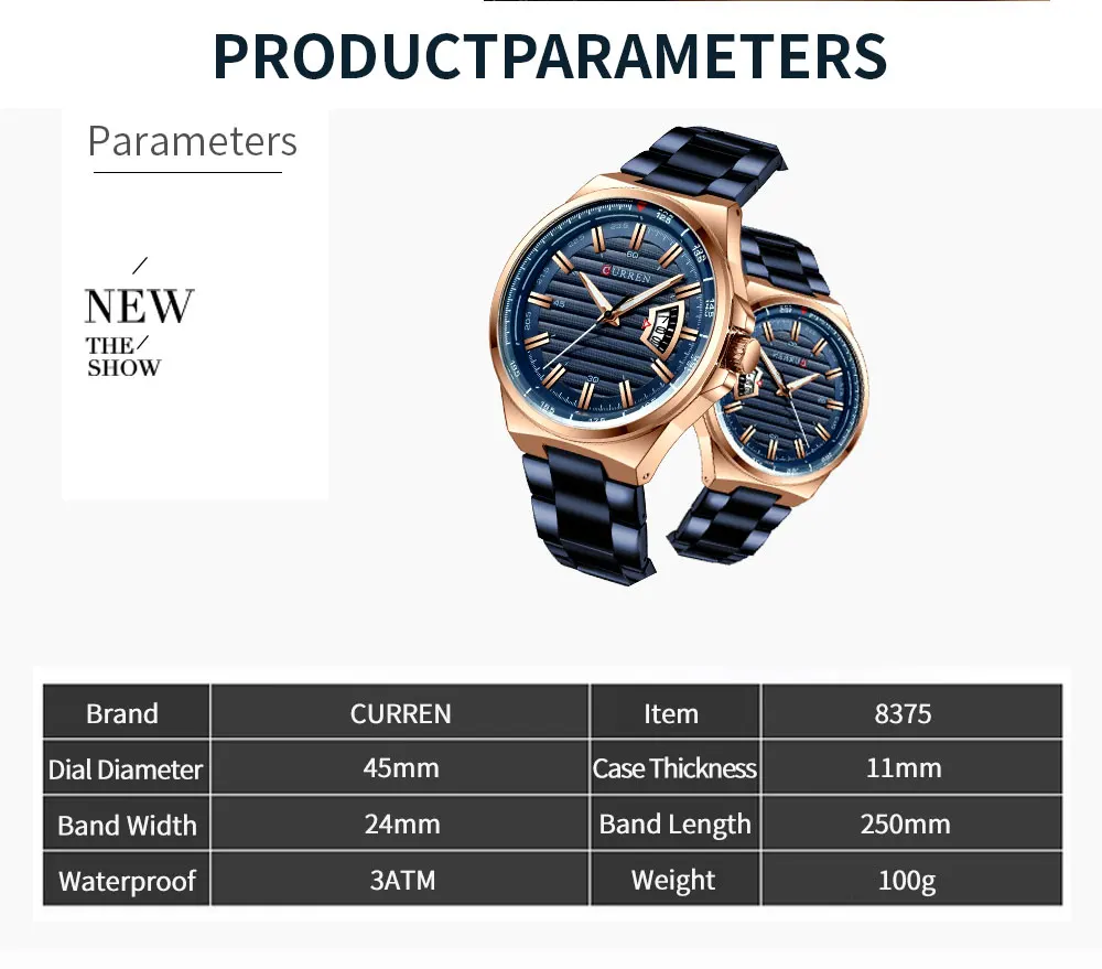 es Orologi da uomo impermeabili in acciaio inossidabile di alta qualità da polso militare da polso al quarzo con data automatica_voghion.com