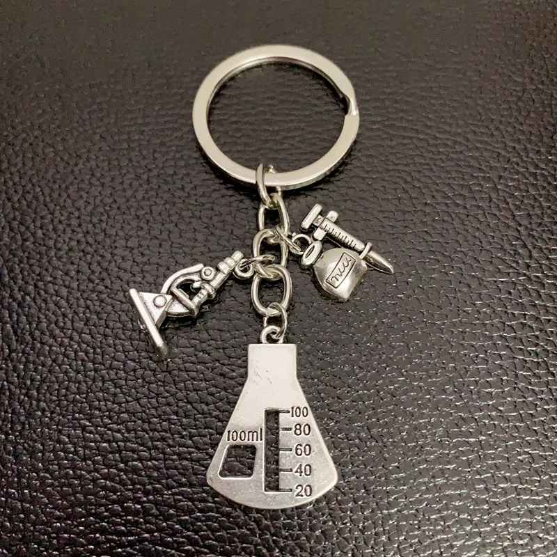 1 шт. уникальные Брелоки для ключей с микроскопом|Брелоки| |
