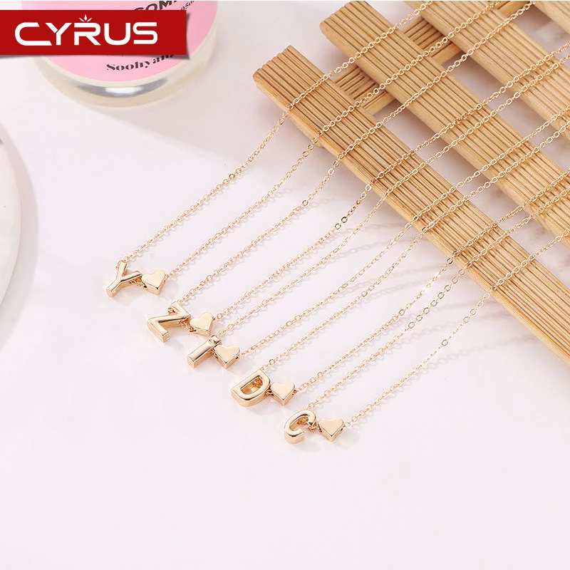 

2019 Korean Letter Tiny Heart Necklace for Women Femme Charm Colier Colgantes Mujer Moda Boho Jewelry Choker Necklace Sieraden