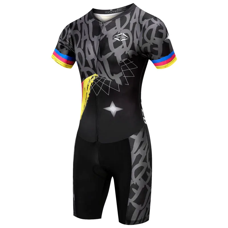 roupa ciclismo Майо короткий рукав мультфильм животных Велоспорт Джерси Набор для женщин Триатлон conjunto hombre велосипед одежда