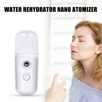 

USB Nano Mist Sprayer Facial Nebulizer Steamer Humidifier Beauty Skin Care Tool for Personal Face Healthy Protection Part