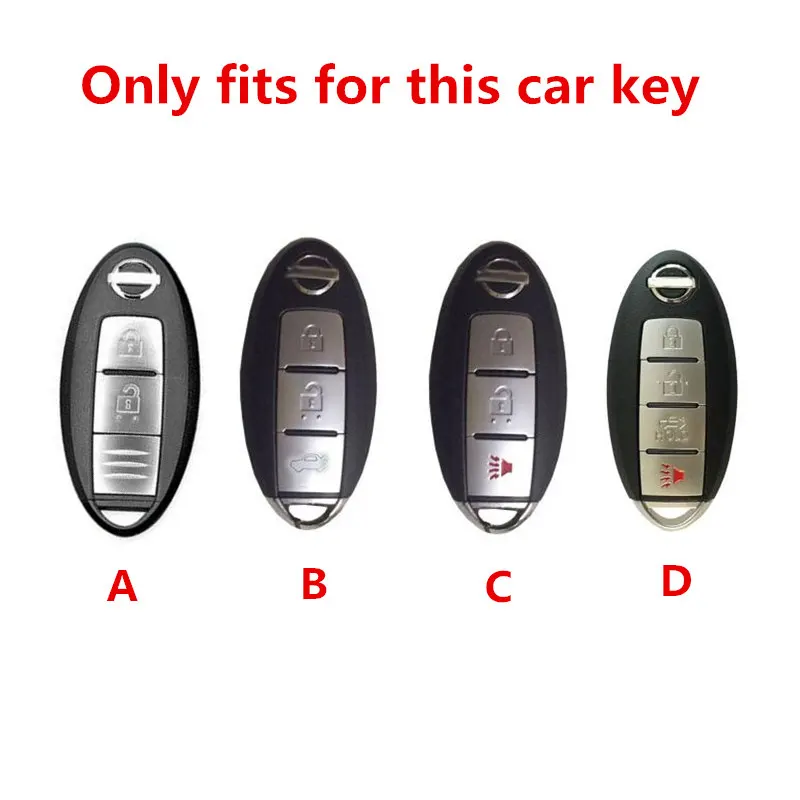 Car Remote Key Case Cover For Nissan Rogue XTrail T32 T31 Qashqai J11 J10 Kicks Tiida Pathfinder Murano Juke Versa Note Infiniti key case key case cover car key shell