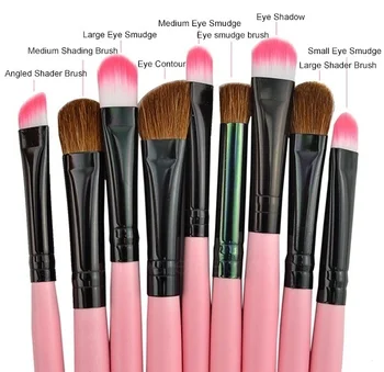 

Newly 24Pcs Wood Makeup Brushes Kit Professional Cosmetic Make Up Set + Pouch Bag Case CLA88