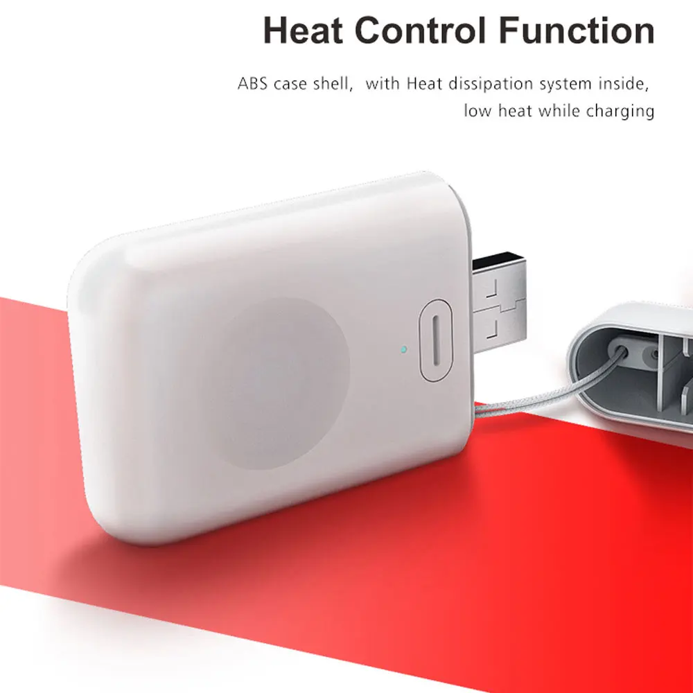 QI Беспроводное зарядное устройство power Bank для Apple Watch Series 5 4 3 2 1 портативный внешний мини-аккумулятор для Apple Watch 2 3 4 5 зарядка