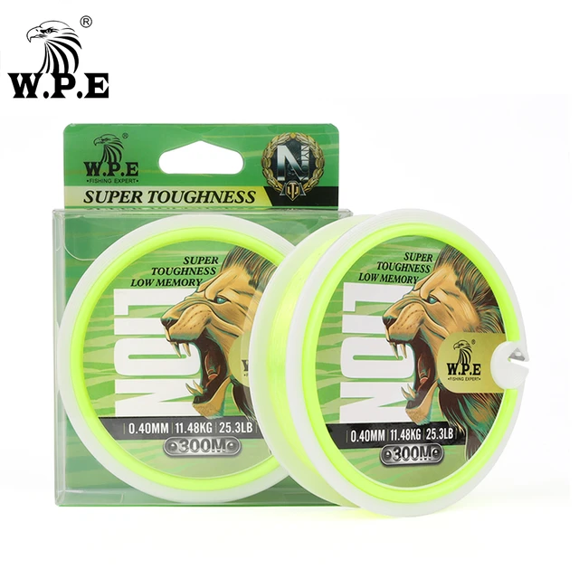 W.P.E LION Nylon Fishing Line 150m/300m/500m/1000m 0.20mm-0.50mm  7.0lb-37.1lb Japanese Monofilament Fishing Line Fishing Tackle - AliExpress