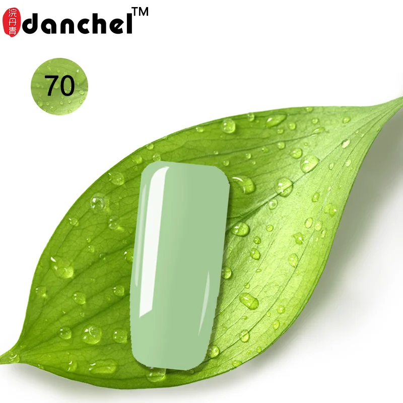 70 Danchel 9 мл гель покрытые лаком ногти художественный гель uv Vernis светодиодный праймер Полупостоянный светодиодный Гель-лак для замачивания Гель-лак для ногтей основа и верхнее покрытие - Цвет: 70