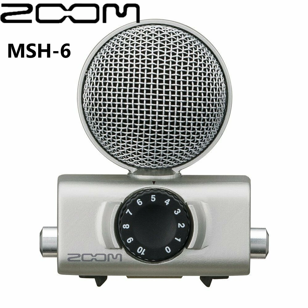 ZOOM MSH-6 Mid-Side Microphone Caspsule For Handy Audio recorder H5 H6 Q8 U-44,F4 and F8 for film,video,television projects mic
