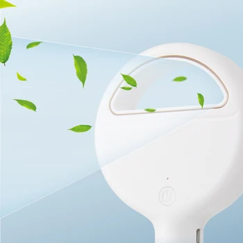 

Personal Fan Handheld Bladeless Fan Cooler Rechargeable Electric Fan Wireless Desktop Fan For Home Office Travel Camping Hiking