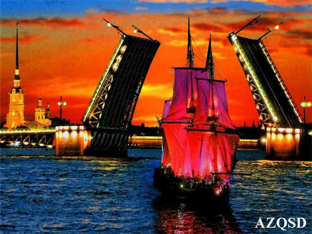 Paints By Numbers Scenery Pictures Oil Drawing By Numbers Boat Home Decoration Full Set Coloring By Numbers 50x40cm