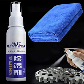 

Metal Surface Paint Car Maintenance Iron Powder Cleaning Rust Remover Fast Cleaming Spray 2020sss