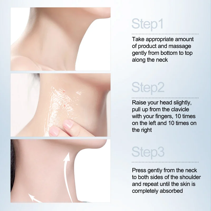 Daralis 100G Six Peptides Anti Wrinkles Neck Cream Whitening Lifting Mask Firming for Necks Skin Ca